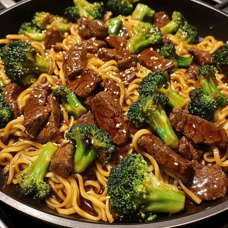 Beef, Broccoli & Noodle Stir-Fry