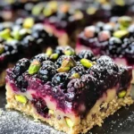 Blackberry Pistachio Dream Bars: An Incredible Ultimate Recipe