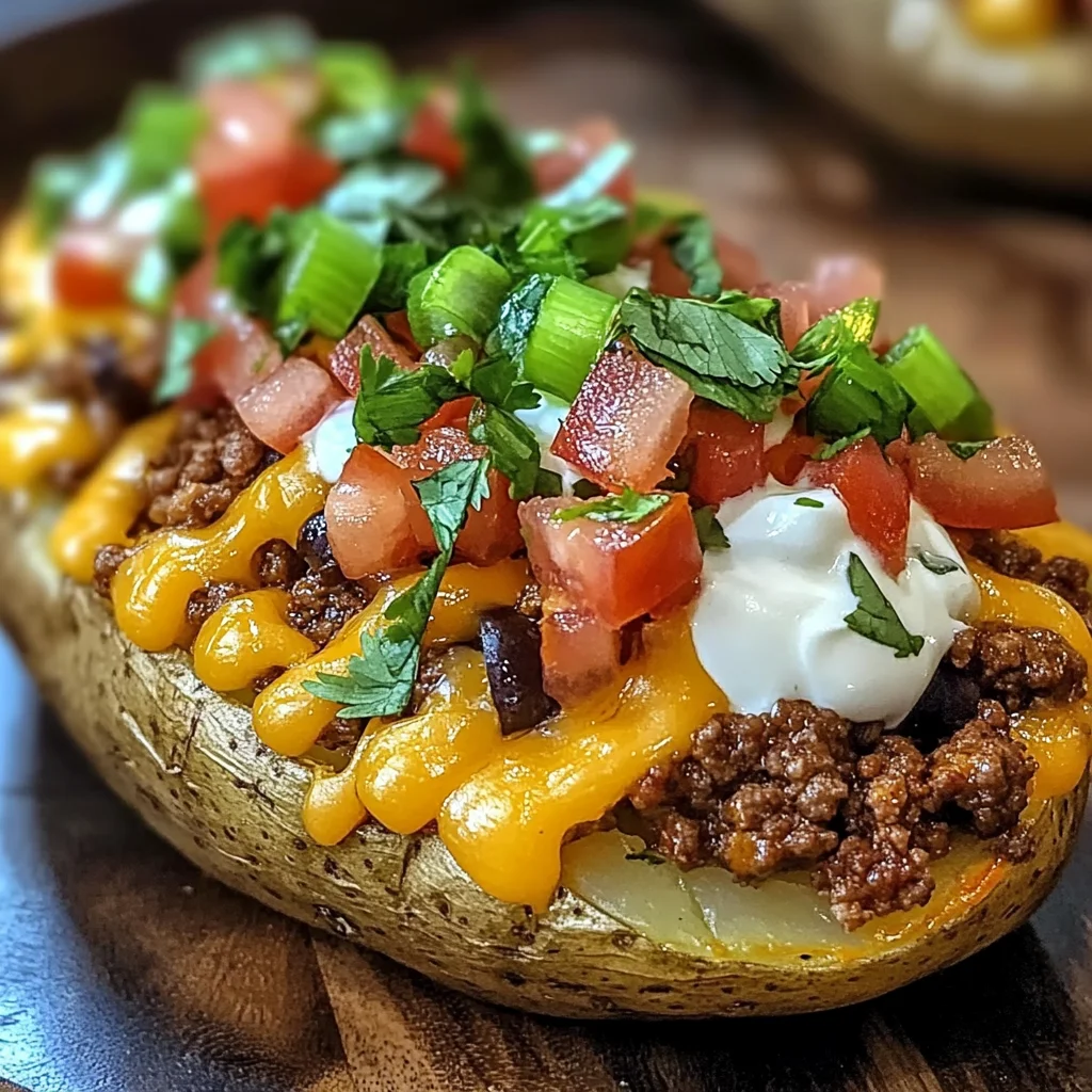 Cheesy Taco Potatoes