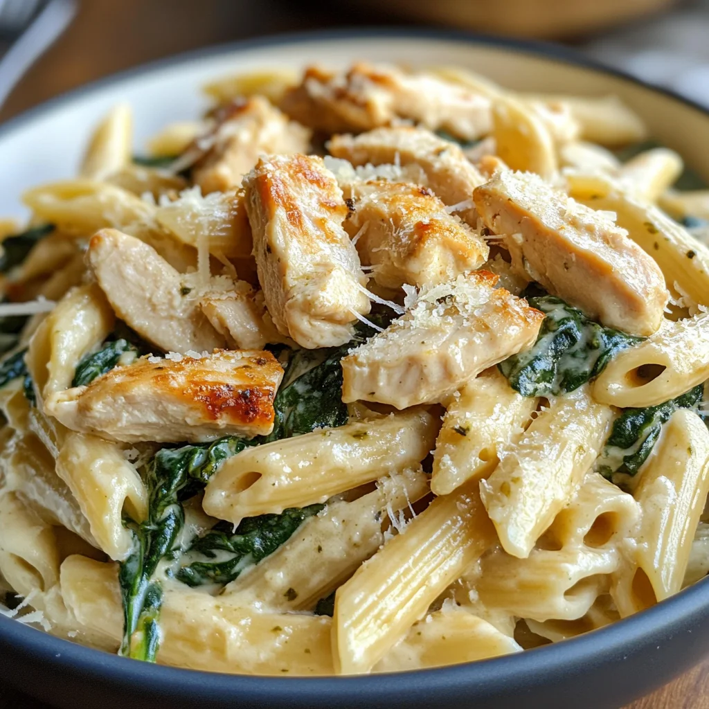 Chicken Spinach Penne