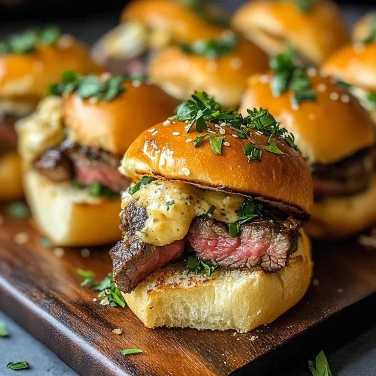 Cowboy Butter Steak Sliders