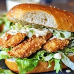 Crispy Chicken Caesar Sandwich