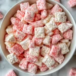 Easy Strawberry Shortcake Puppy Chow