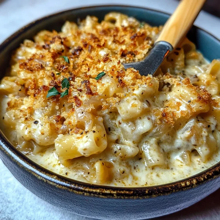 French Onion Soup Pasta Recipe