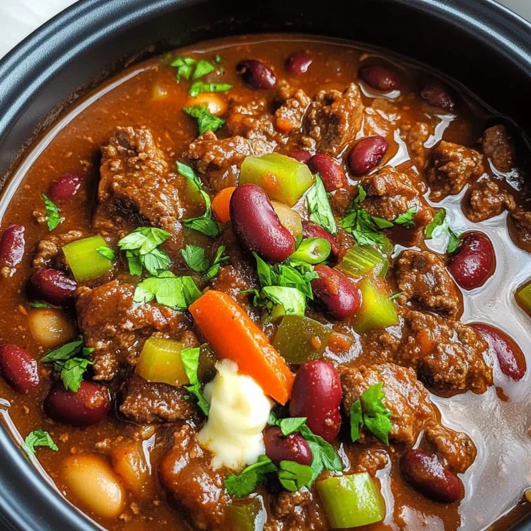 Slow Cooker Chili Con Carne