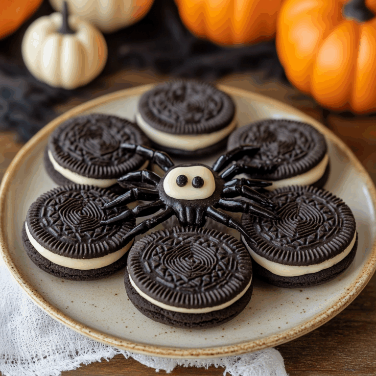 Oreo Spider Halloween Cookies