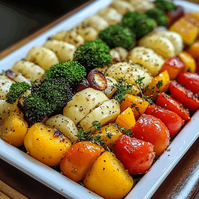 Garlic Roasted Vegetables