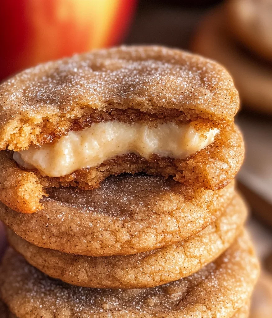 Apple Cider Cheesecake Cookies