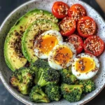 Avocado, Egg & Roasted Veggie Bowl