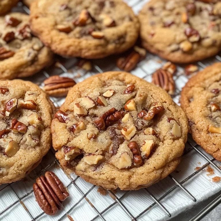 Bourbon Toffee Cookies