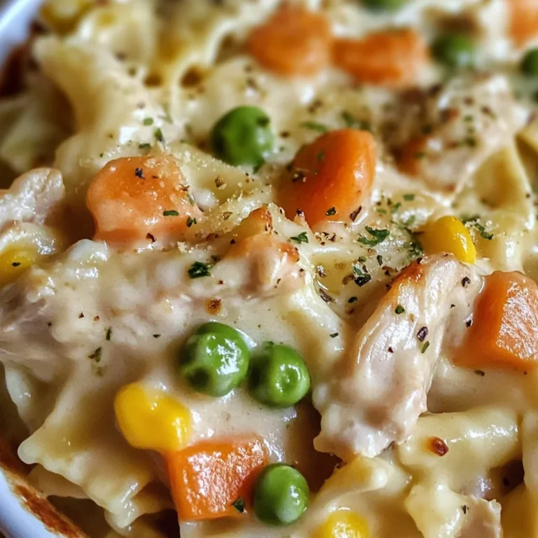 Chicken Pot Pie Pasta Recipe