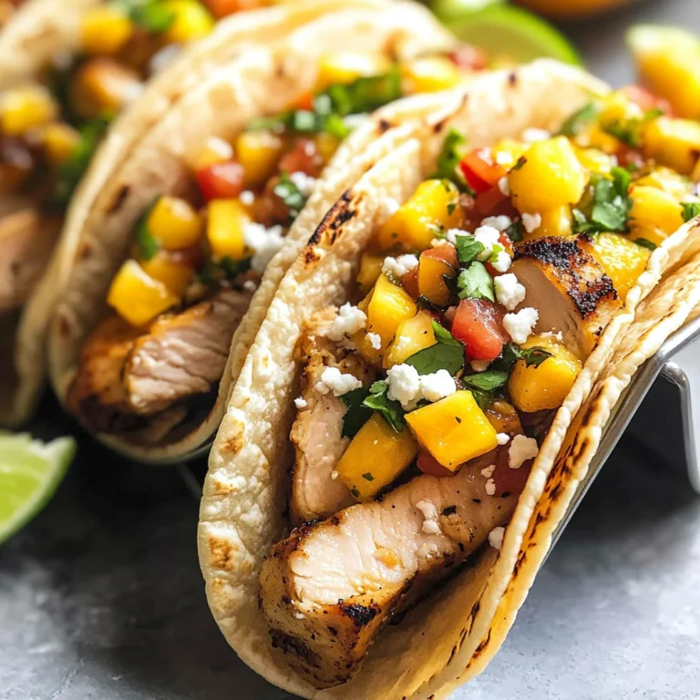 Cilantro-Lime Chicken Tacos with Peach Salsa (30-Minute, One-Pan Meal)