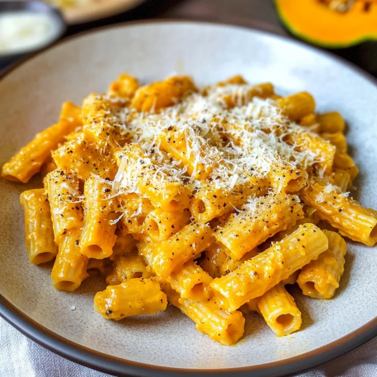 Creamy Parmesan Pumpkin Pasta