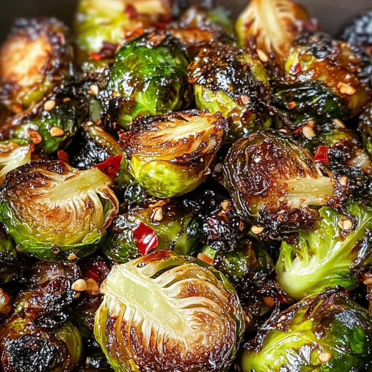 Crispy Honey Balsamic Brussels Sprouts