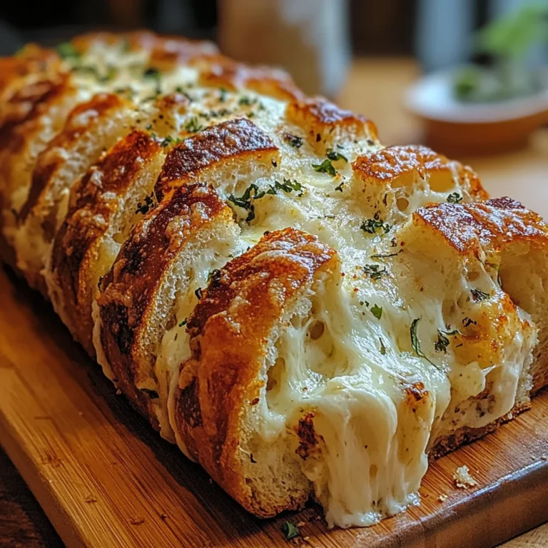 Garlic Parmesan Pull-Apart Bread