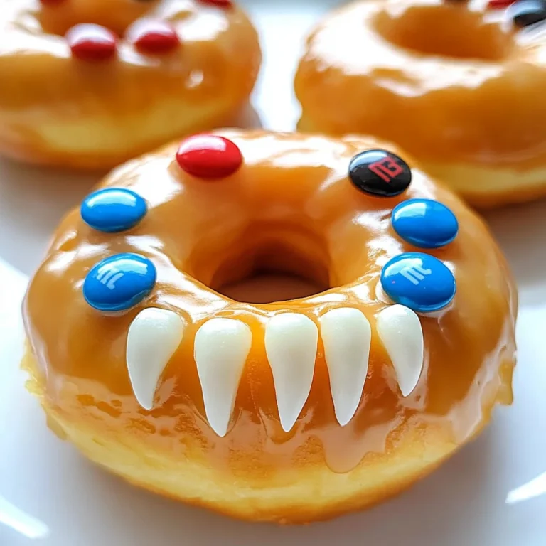 Halloween Monster Donuts