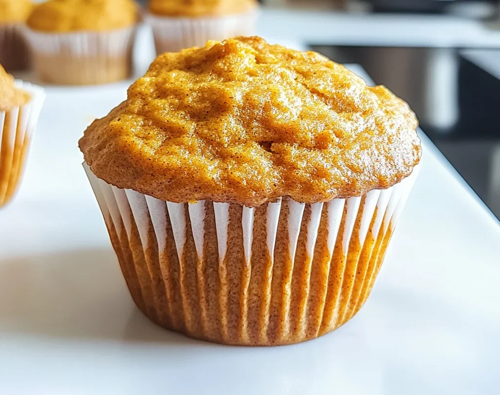 Healthy Greek Yogurt Pumpkin Muffins