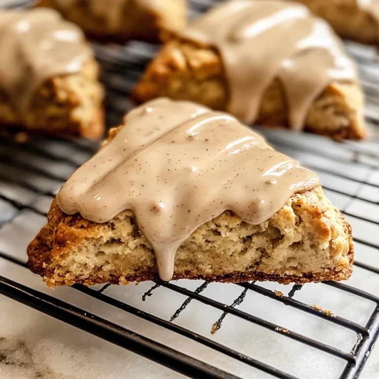Homemade Chai Scones with Maple Chai Glaze