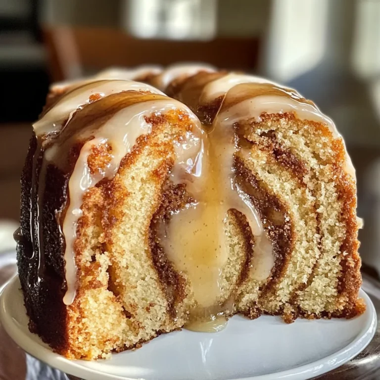 Honey Bun Pound Cake
