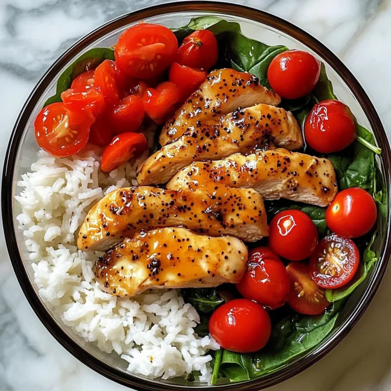 Honey Mustard Chicken Meal Prep Bowl