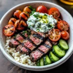 Mediterranean Steak Bowl Recipe