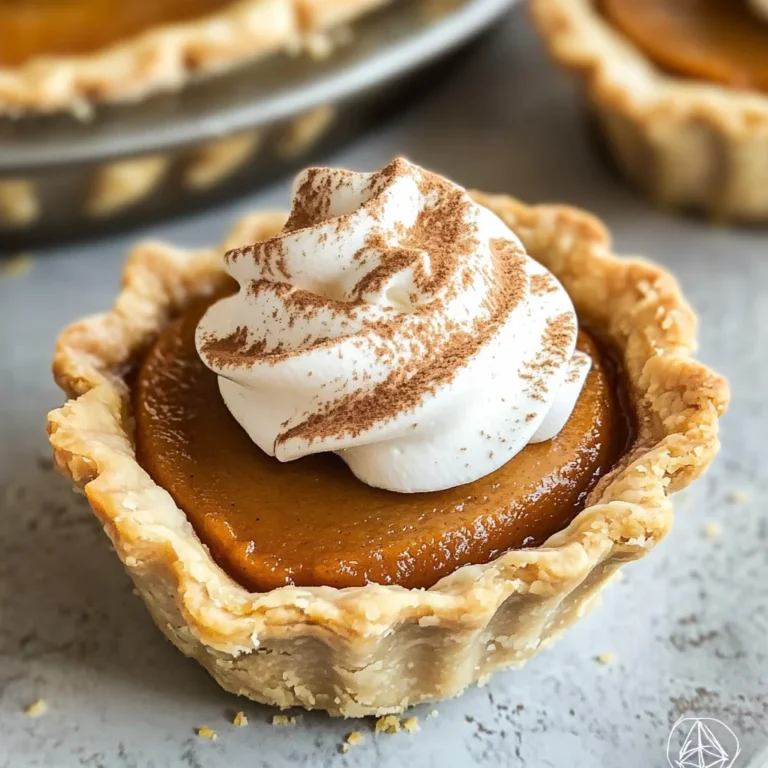 Mini Pumpkin Pies