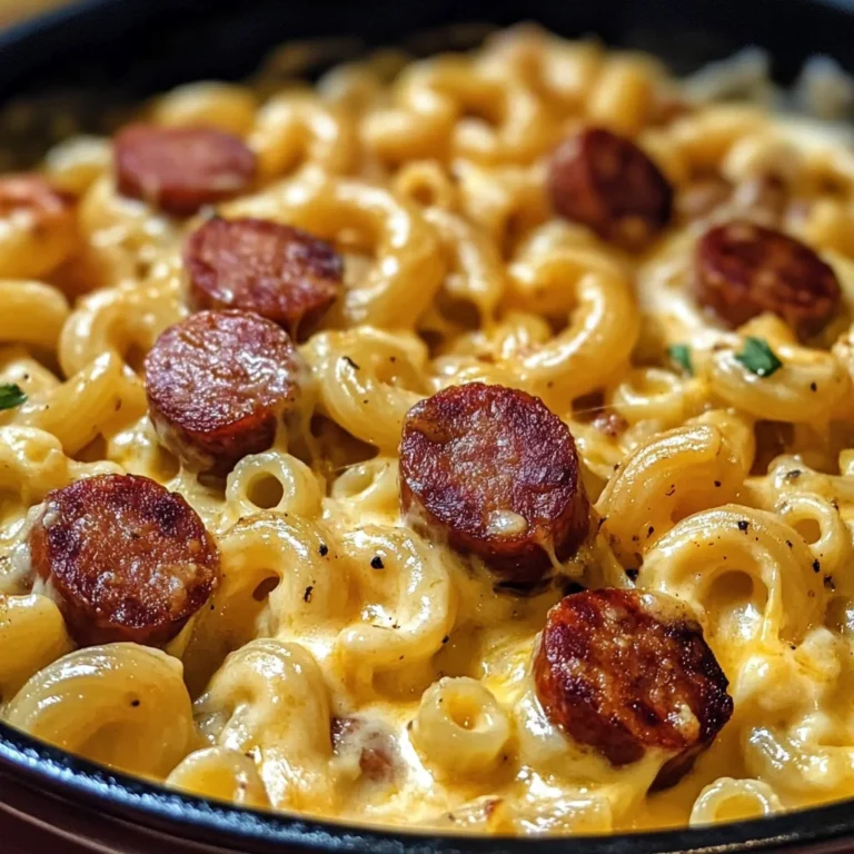 One-Pot Kielbasa Mac and Cheese