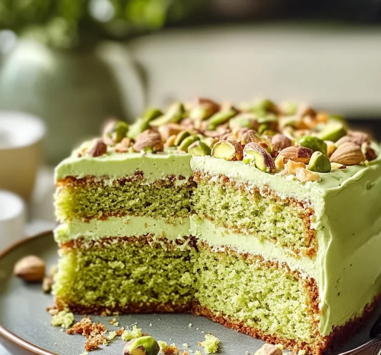 Pistachio Sheet Cake