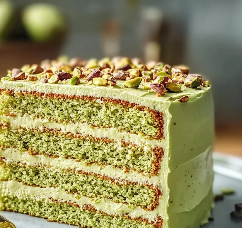 Pistachio Sheet Cake