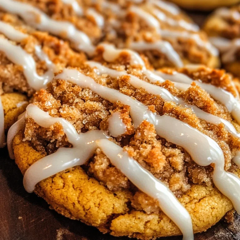 Pumpkin Coffee Cake Cookies