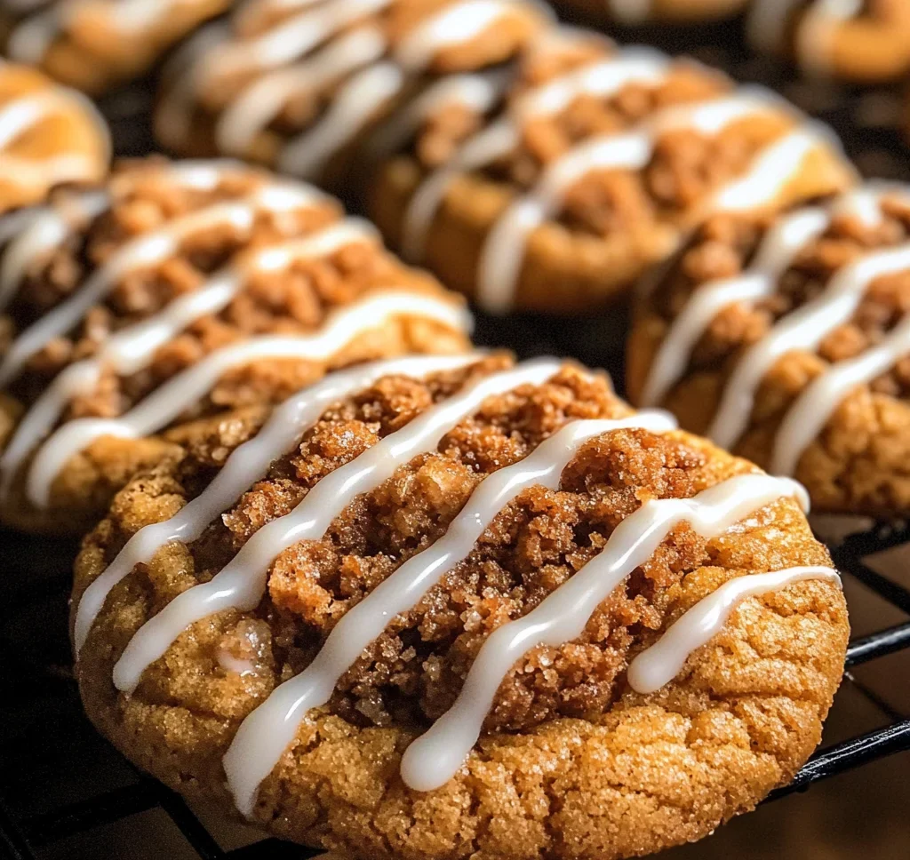 Pumpkin Coffee Cake Cookies