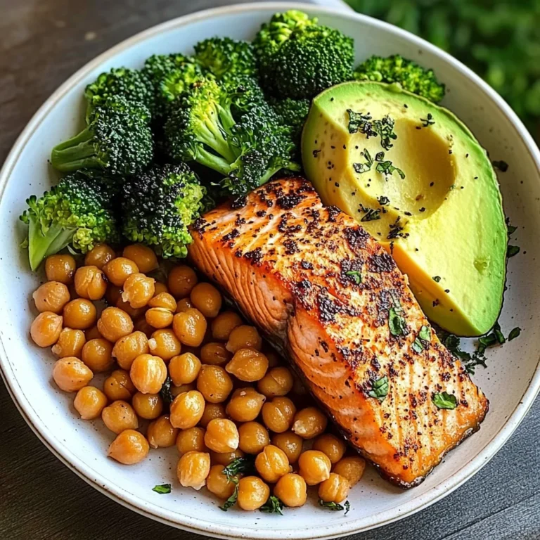 Roasted Chickpea & Salmon Power Plate