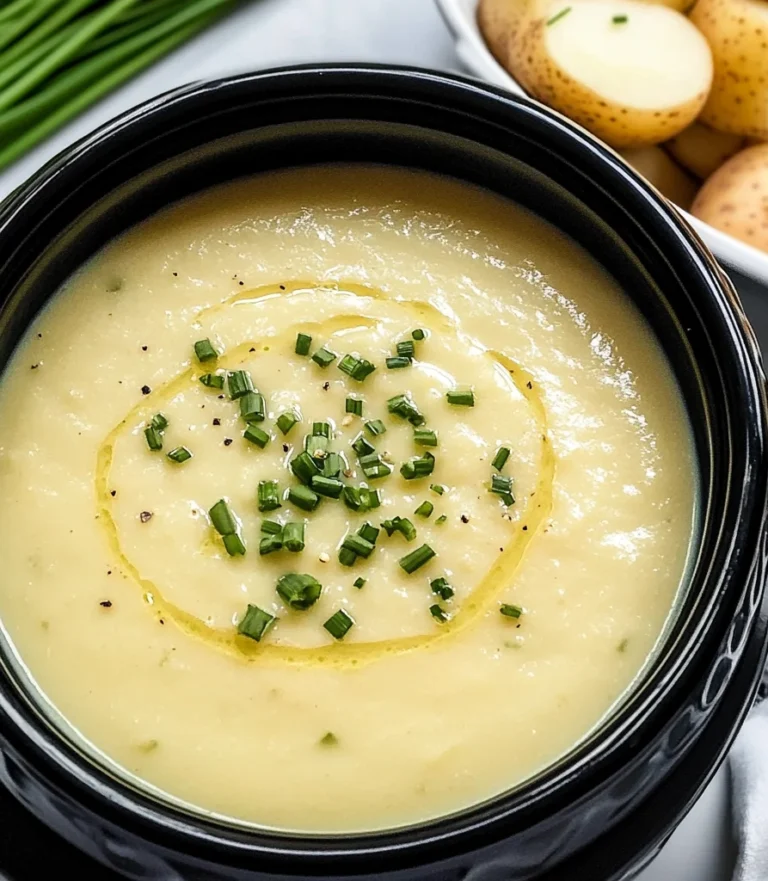 Slow Cooker Potato Leek Soup Recipe