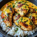 Spicy Cream Dream: Peri-Peri Chicken with Garlic Rice