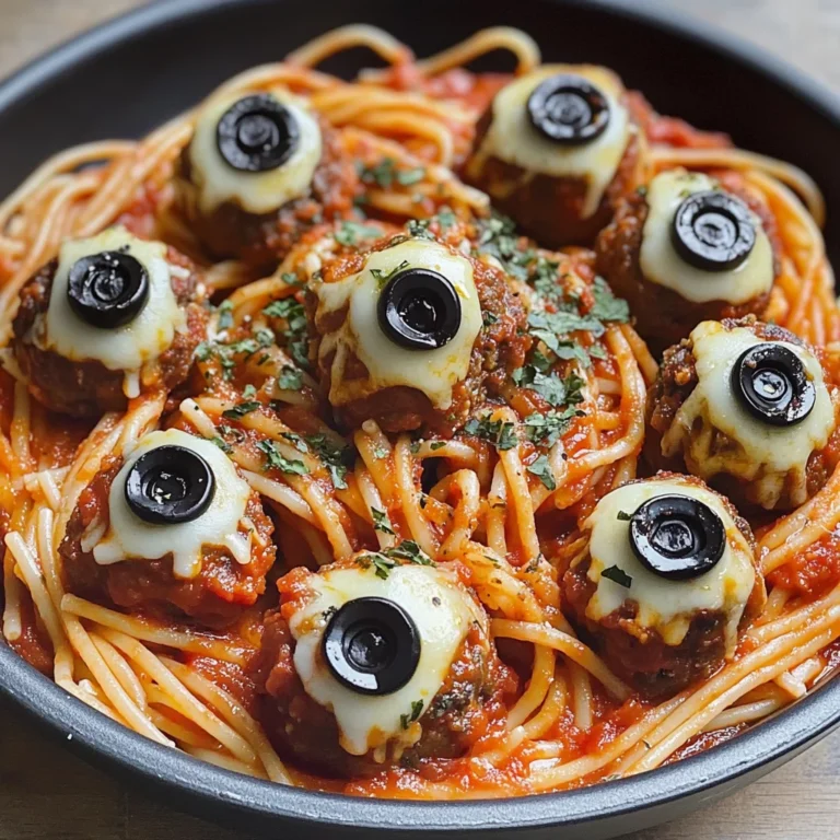 Spooky Spaghetti & Eyeballs