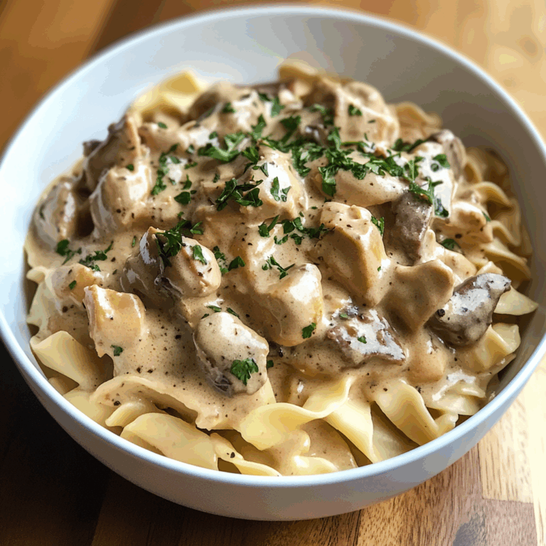 Creamy Chicken Stroganoff Recipe