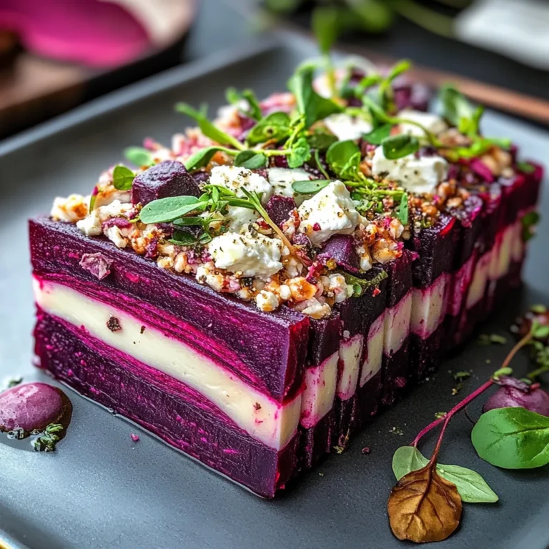 Beetroot and Goat's Cheese Terrine Recipe