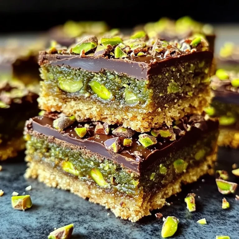 Brown Butter Dubai Pistachio Chocolate Chip Cookie Bars 🍪