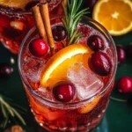 Cranberry Aperol Spritz (Ice Cube Cocktails!)