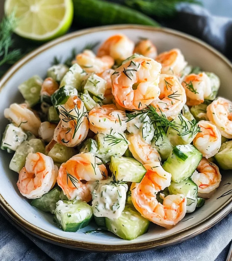 Cucumber Shrimp Salad