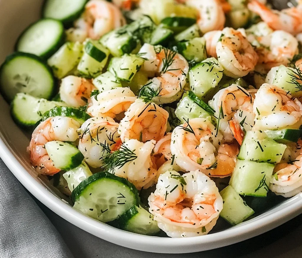 Cucumber Shrimp Salad