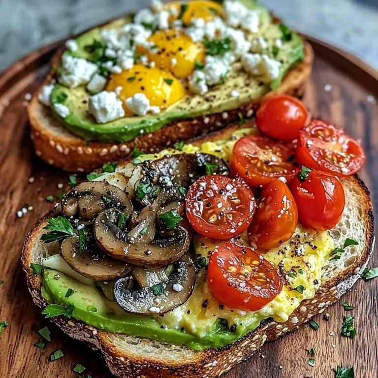 Gourmet Breakfast Toast Duo
