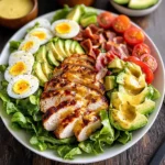 Grilled Chicken Cobb Salad with Honey Dijon {Paleo, Whole30 Option}