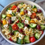 Healthy Greek Pasta Salad