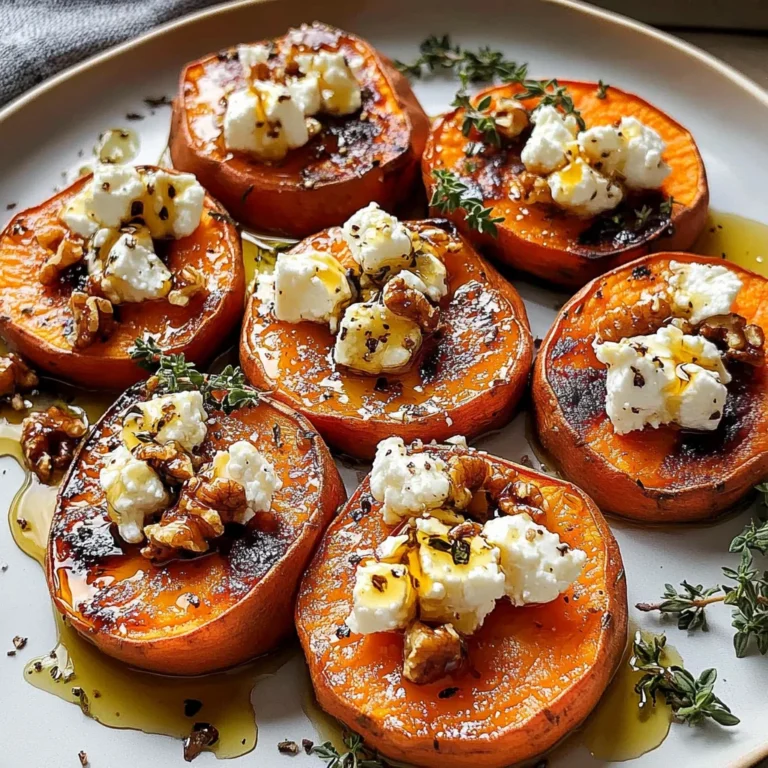 Honey Feta Sweet Potato Rounds: A Delicious & Easy Recipe
