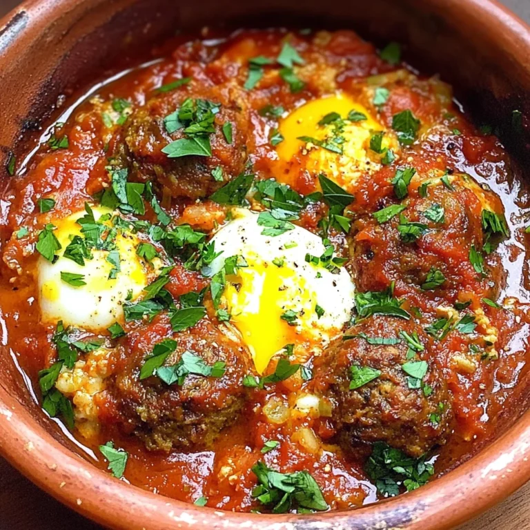Moroccan Meatballs (Meatball Tagine)