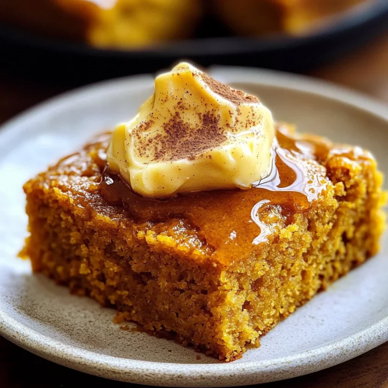 Pumpkin Cornbread with Cinnamon Honey Butter