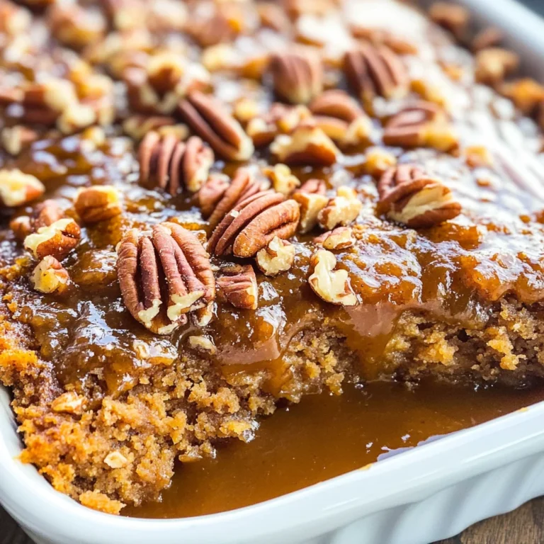 Pumpkin Pecan Cobbler