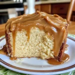 Sour Cream Pound Cake with Caramel Frosting