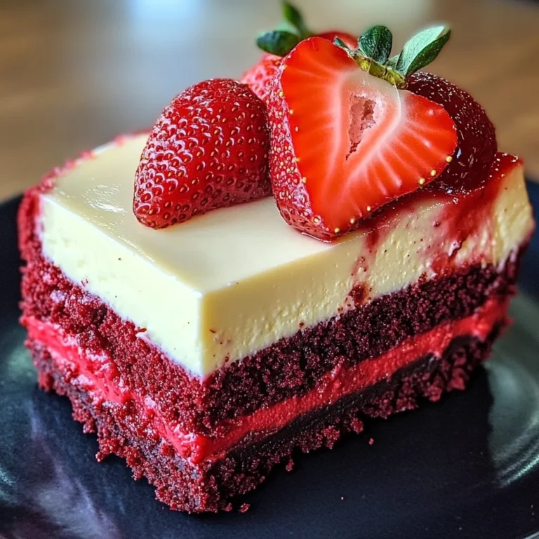Strawberry Red Velvet Cheesecake